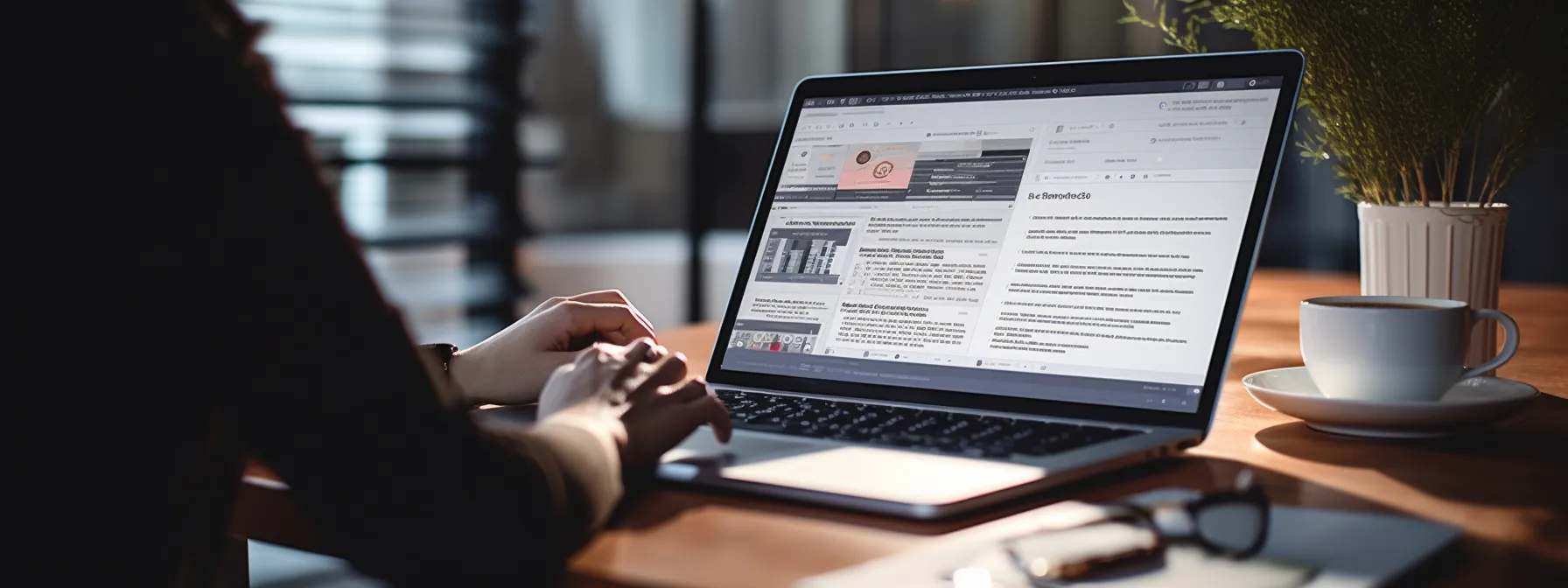 a person reading a comprehensive seo course on the seotheory website.