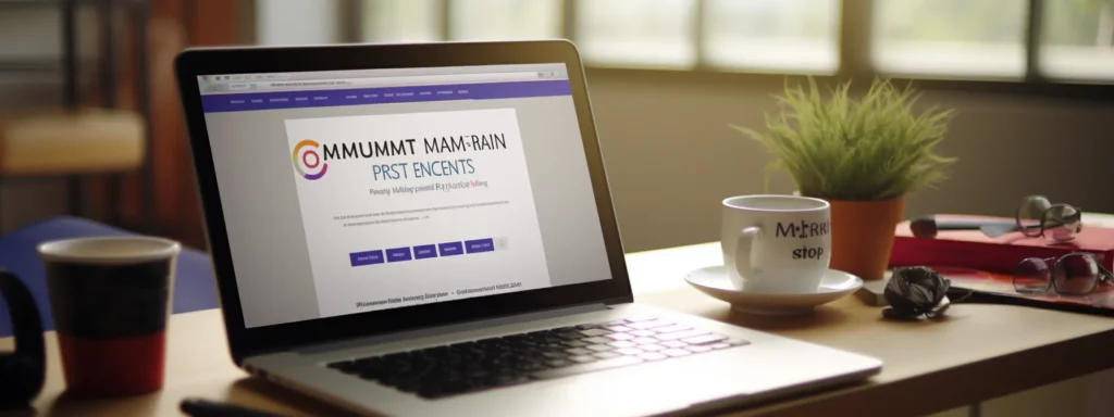 a computer screen showing an online seo training course with colorful graphics and the words "master digital marketing" prominently displayed.