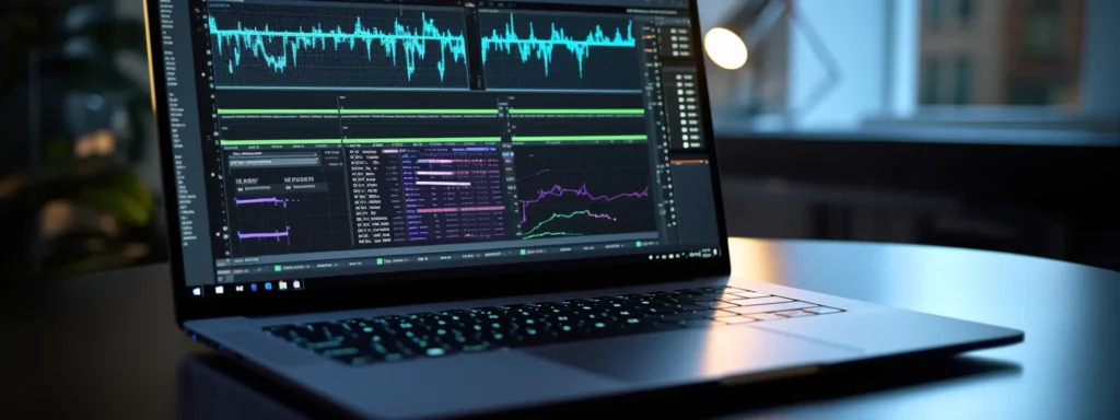 a laptop with a screen displaying a list of top-rated courses for mastering keyword clustering.