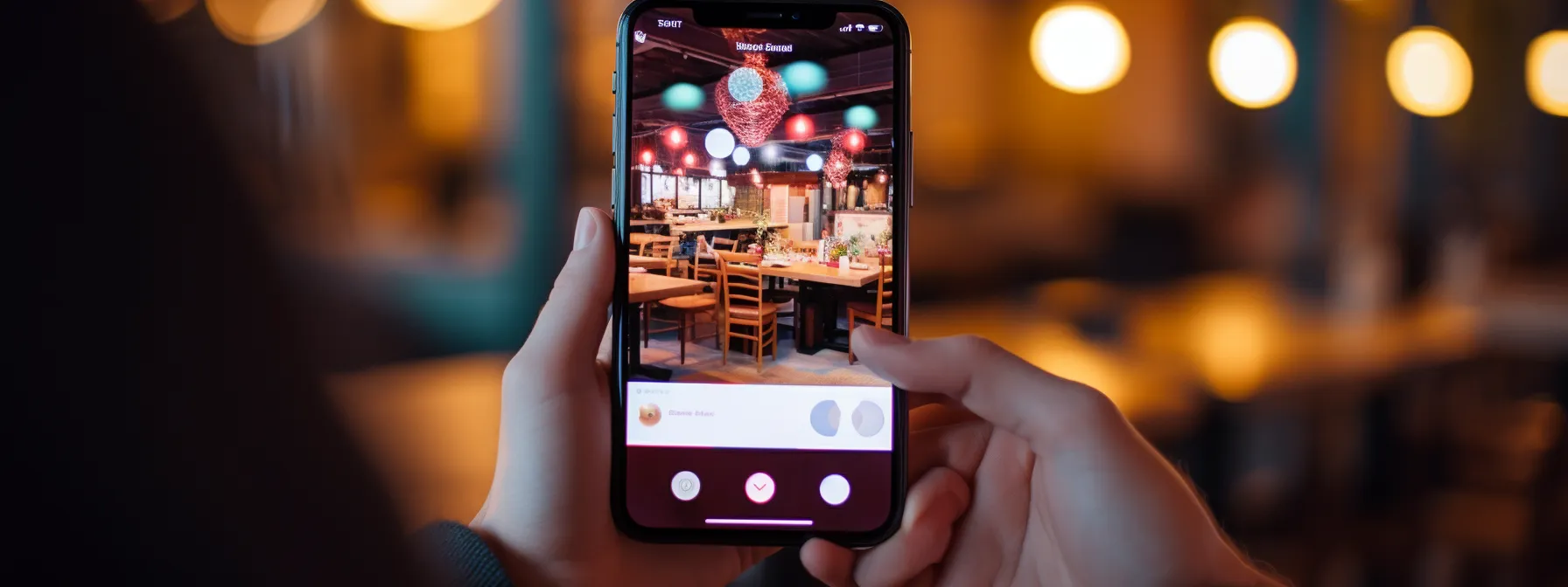 a person using a smartphone to optimize their local seo strategy for voice search.