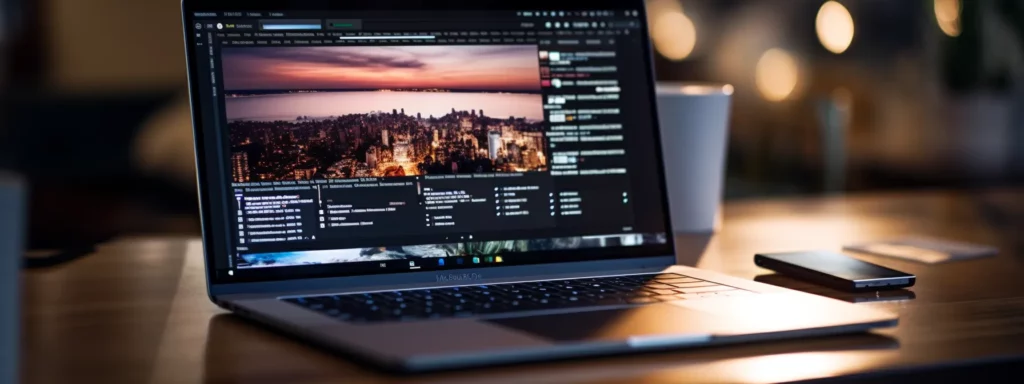 a laptop displaying the website of seotheory's technical seo training course.