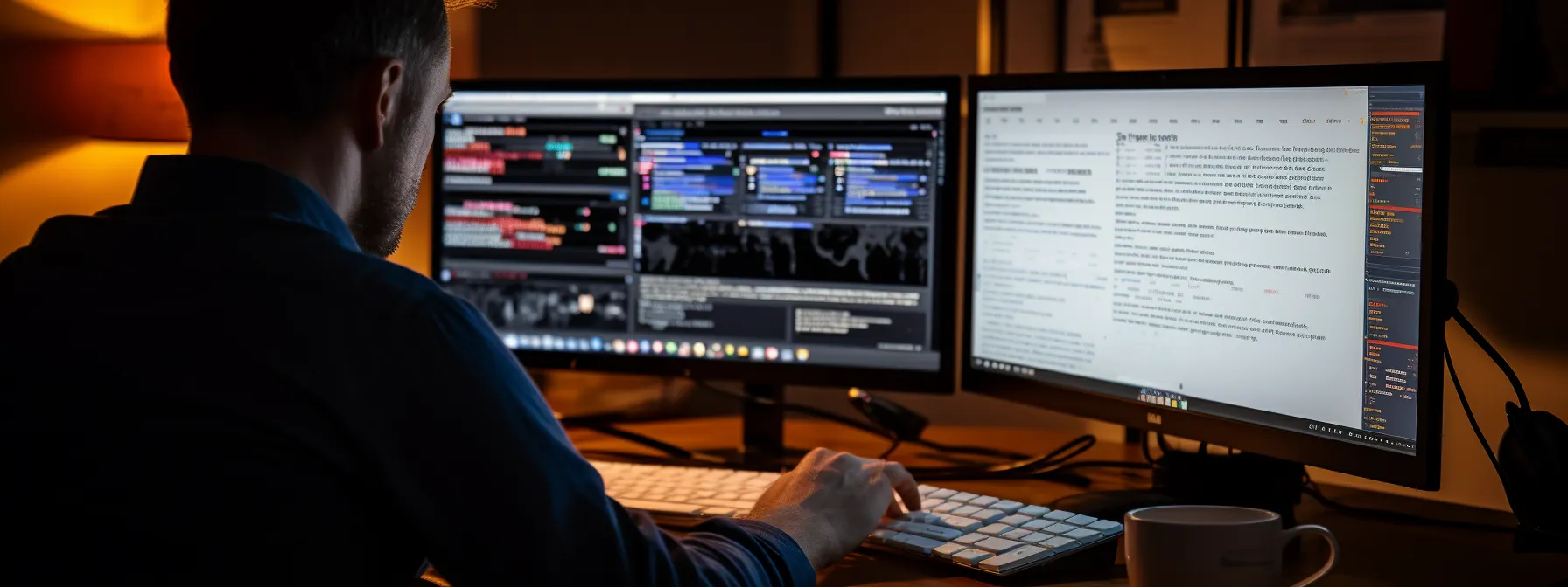 a person studying technical seo issues on a computer screen with various seo-related tabs and tools open.