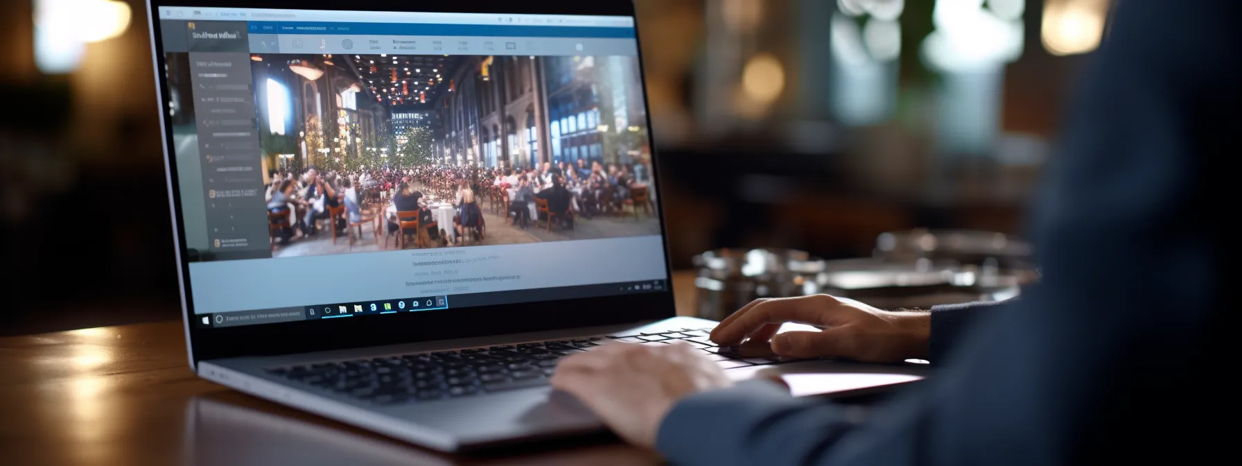 a person holding a laptop with the seotheory website displayed on the screen.
