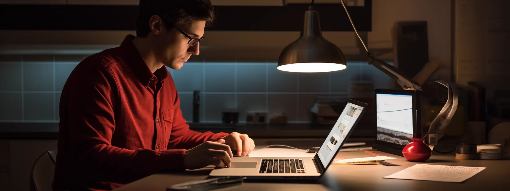 a person attending an online class on local seo, guided by a seotheory master, learning strategies to increase visibility and enhance their brand's online presence in a specific region.