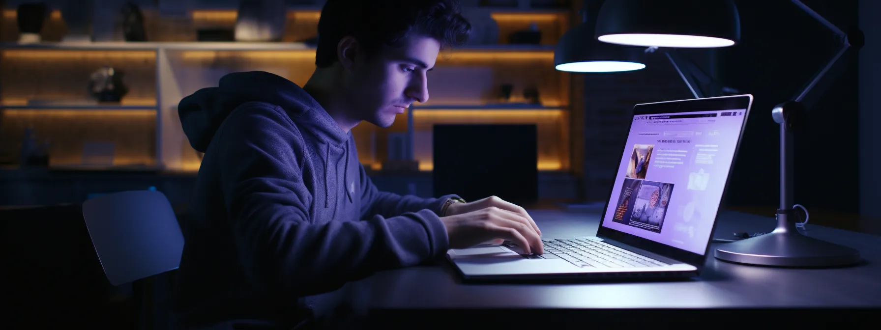 a student in the seotheory course using advanced keyword research tools to select high-value keywords.