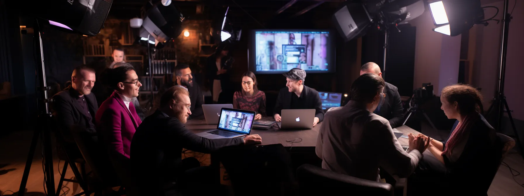 a group of marketers and course participants engage in interactive learning during a live seotheory session led by manick bhan.
