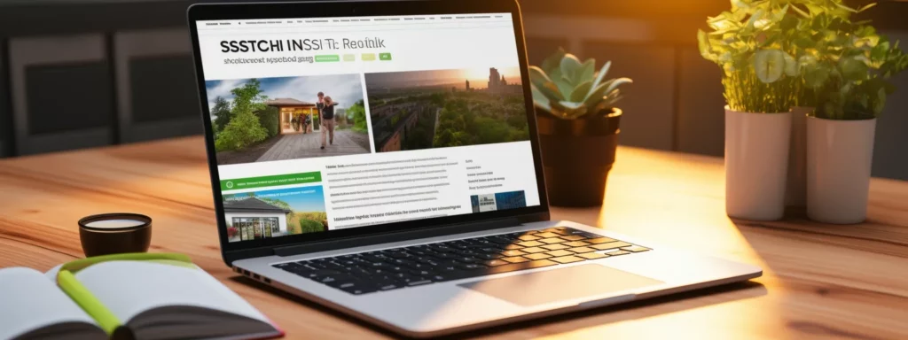 a laptop with a webpage open showcasing a beginner's guide on essential seo skills for online marketing.