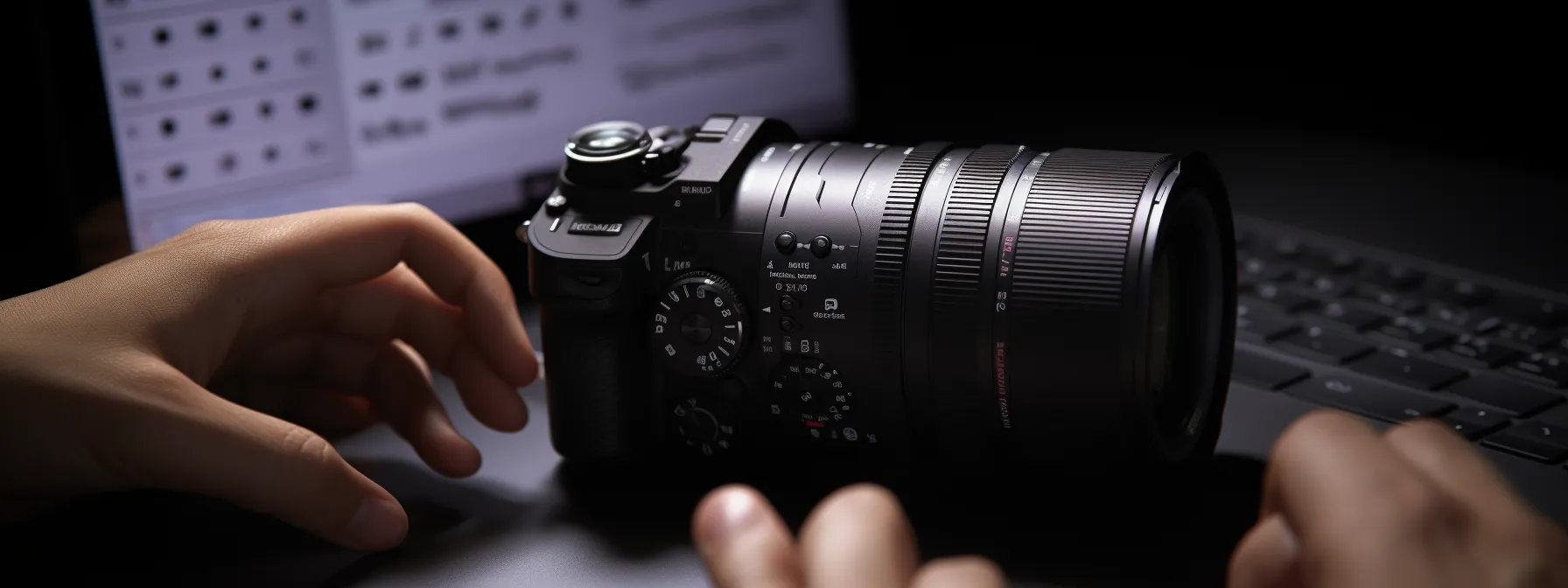 a person using a keyword tool to select the best keyword phrase for a webpage.