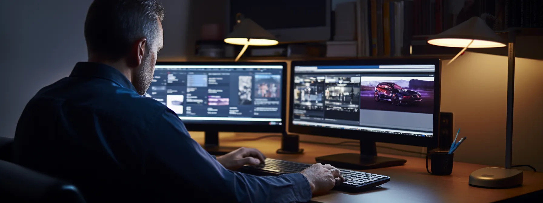a person using a computer to optimize a wordpress site for search engines.