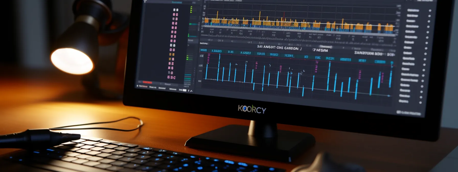 a close-up of a computer screen showing various keyword research tools and techniques.