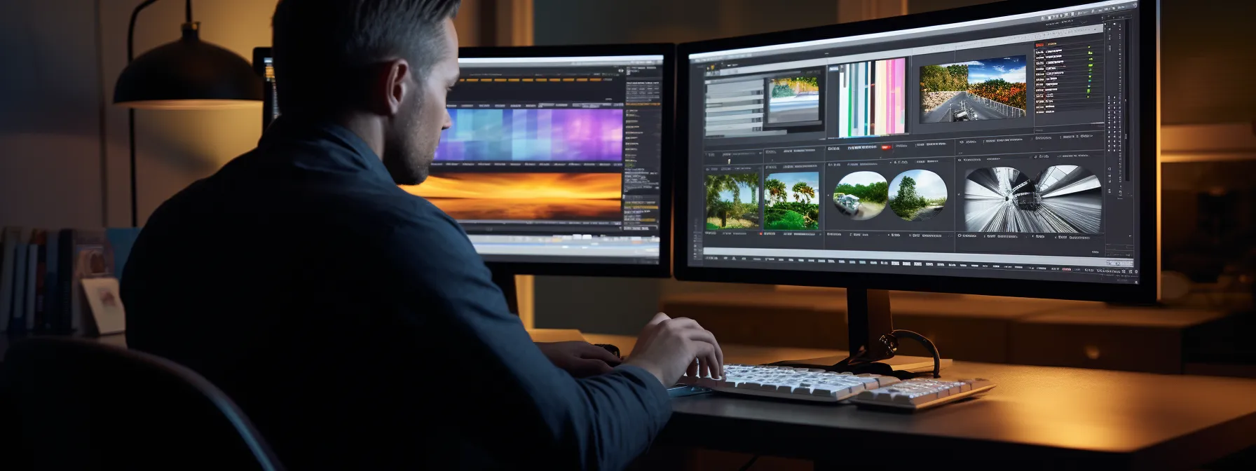 a person analyzing real-world examples of successful link equity strategies on a computer screen.