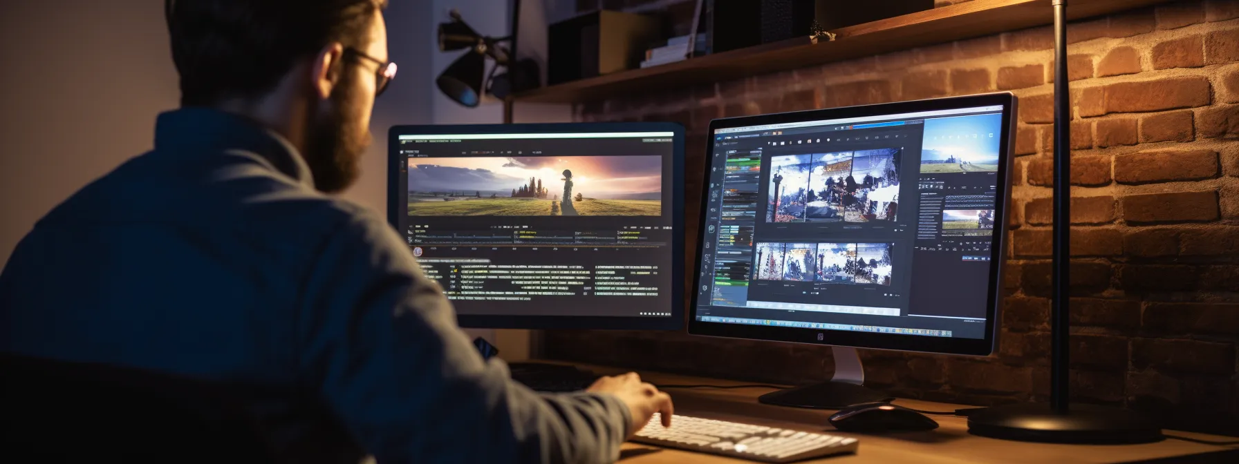 a person sitting at a computer, taking an online seo course and earning a certificate.