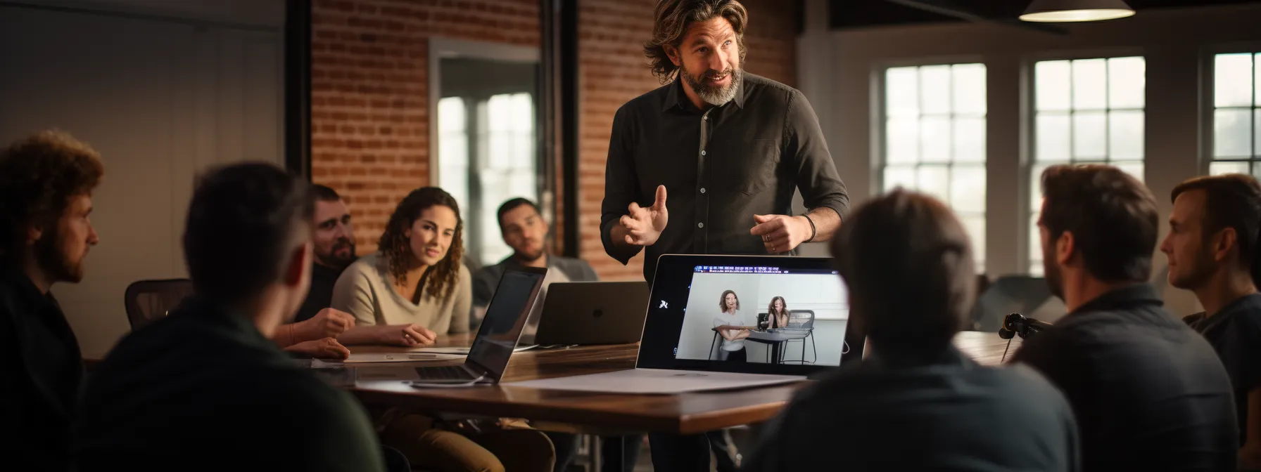 manick bhan teaching a class on creating content that attracts quality backlinks.