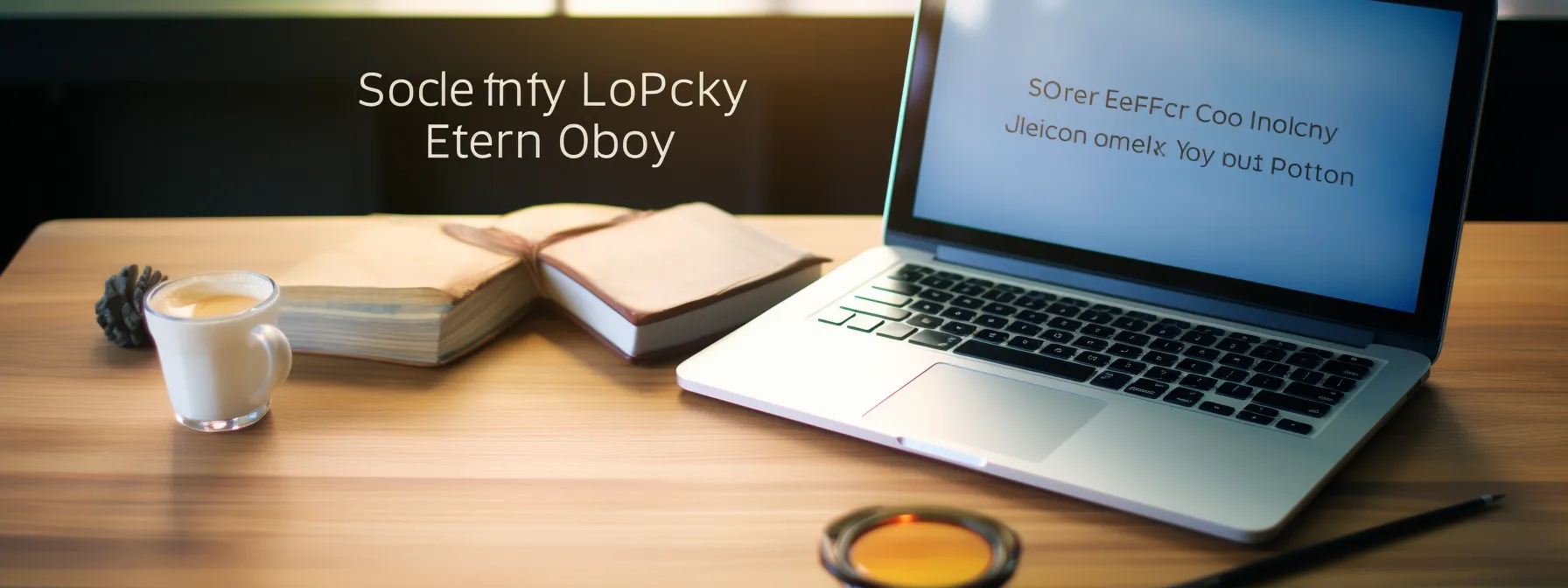 an open book with the title 