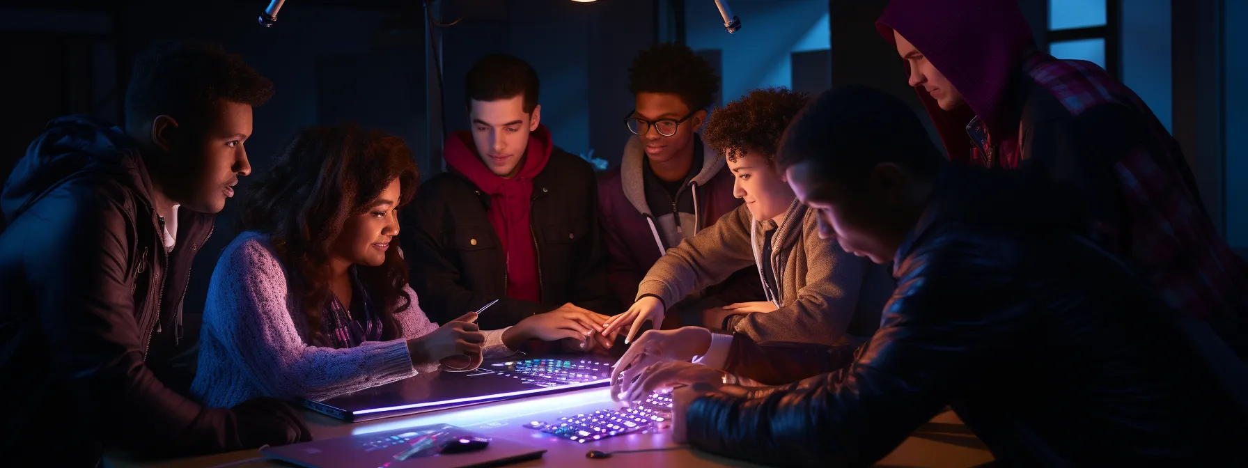 a group of students engaging in hands-on activities, learning advanced seo techniques and utilizing industry-standard tools.