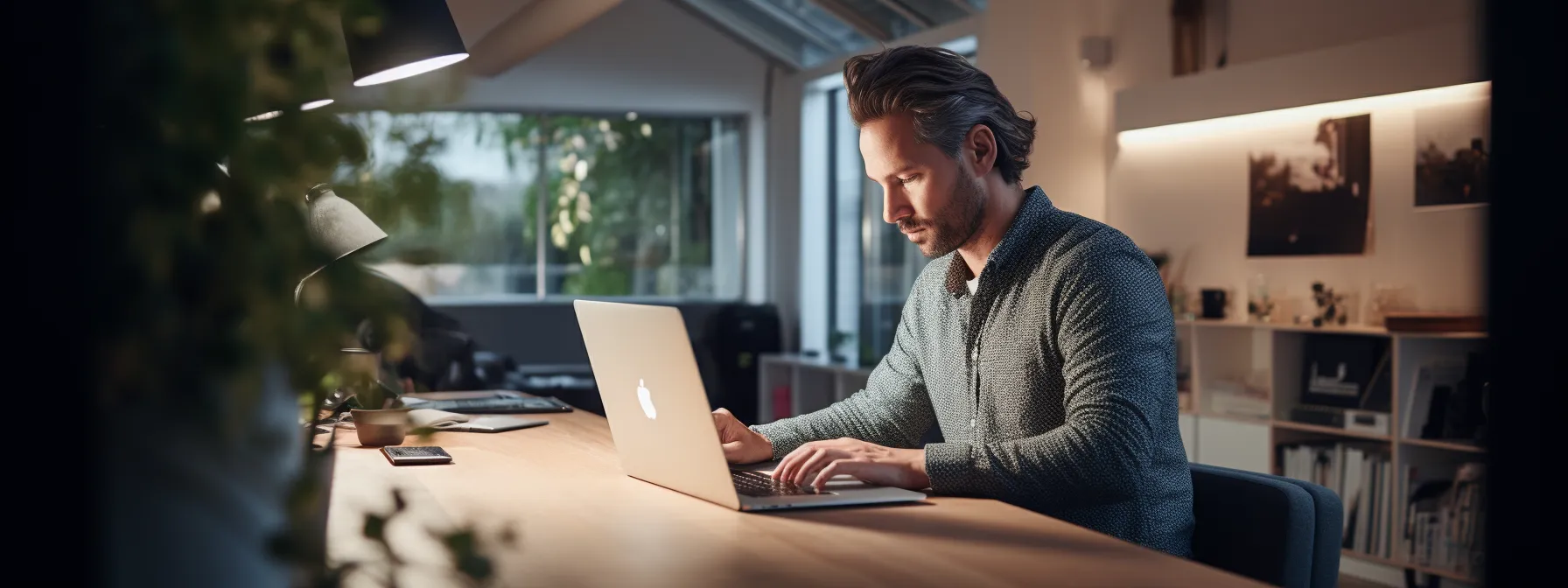 an seo certified professional working on optimizing a website for improved online visibility and brand growth.