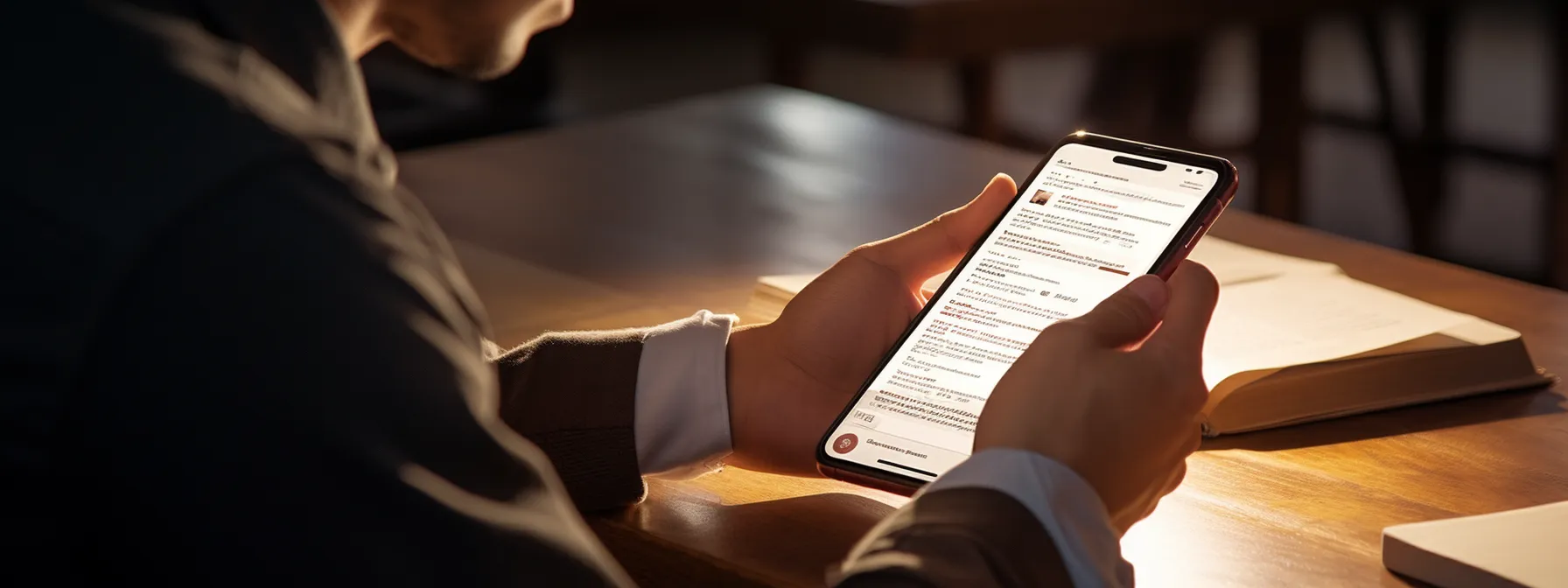 a person studying a course on mobile on-page seo techniques, focusing on meta tags, structured data, and headers.