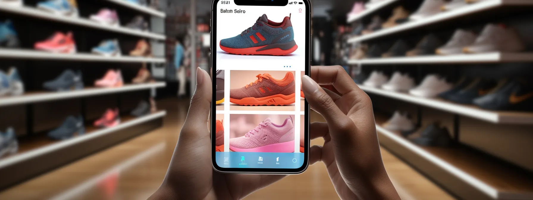 a person using a mobile device to effortlessly navigate and shop on an ecommerce website.