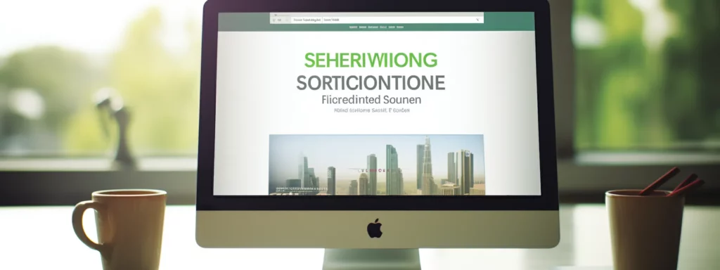 a computer screen displaying a webpage promoting a free seo certification with a button labeled "enroll now" prominently displayed.