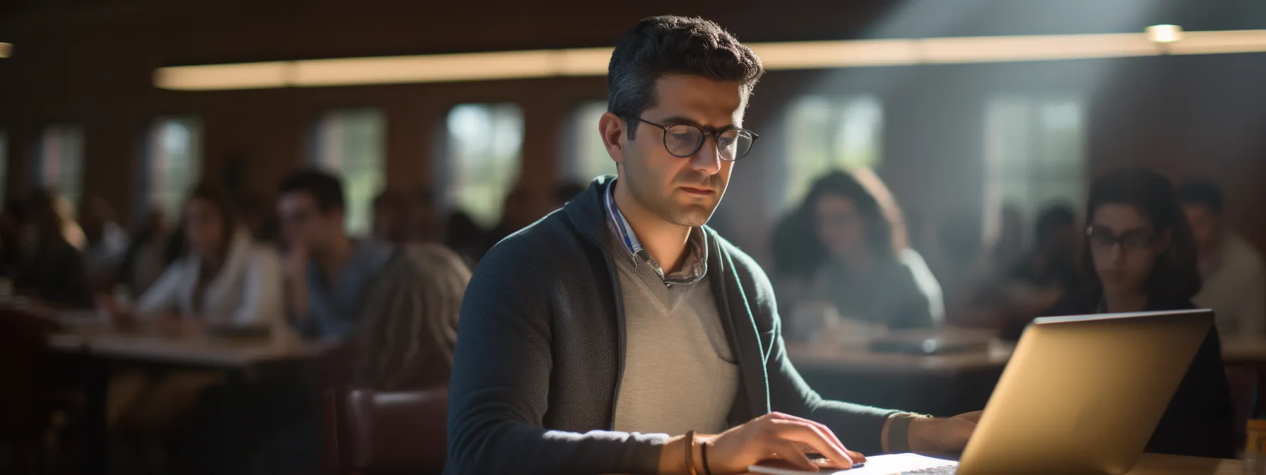 a person attending an seotheory course, learning about keyword clustering from manick bhan, the creator of searchatlas.