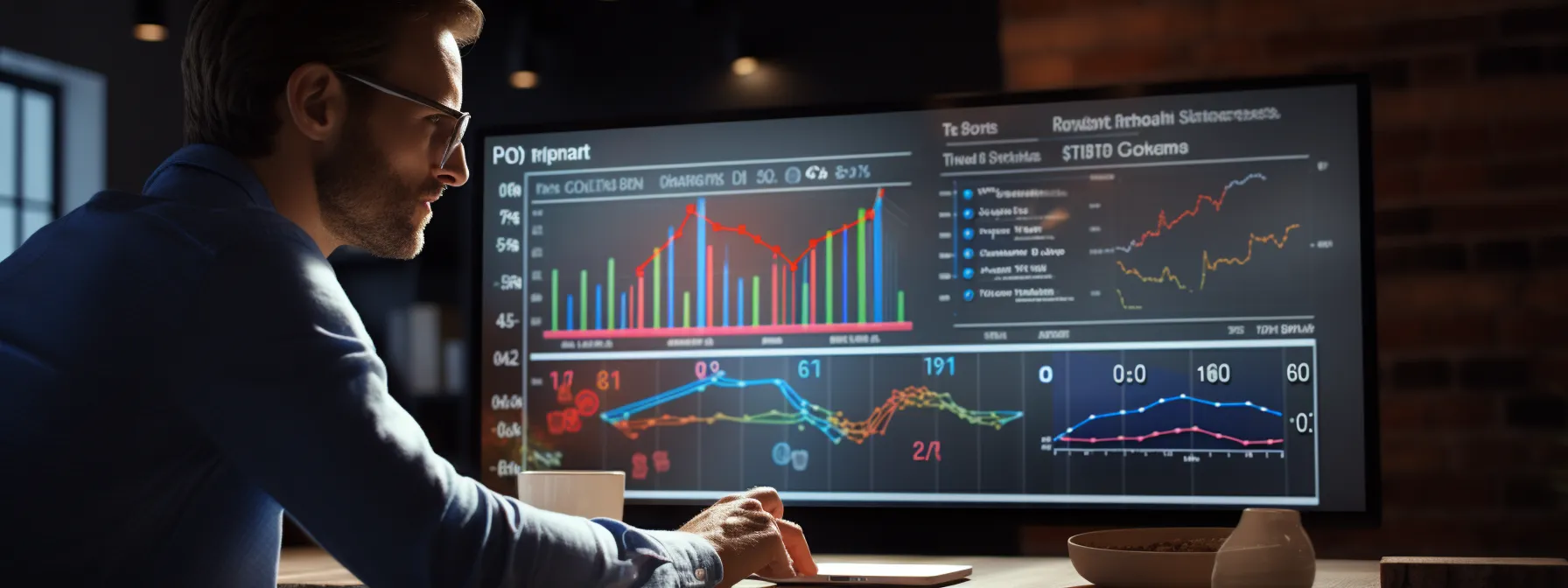 a person analyzing google trends data to enhance their seo strategy.