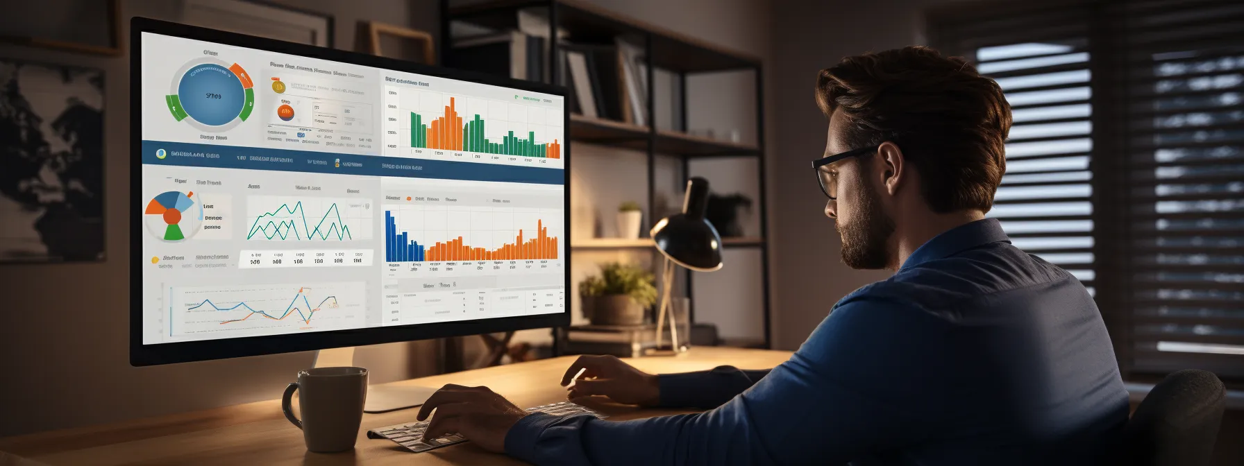 a person using google analytics and google's algorithm updates to optimize their website for better visibility, while also incorporating various forms of content like blog posts, videos, infographics, and podcasts to engage the audience and improve seo strategy, and utilizing platforms like tiktok and influencer marketing to reach a wider target audience.