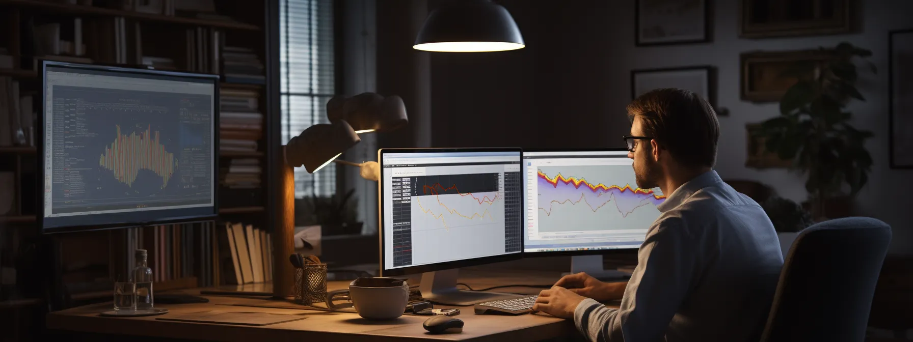 a person navigating the google analytics interface, configuring seo tracking accounts, and analyzing data to optimize web strategies.