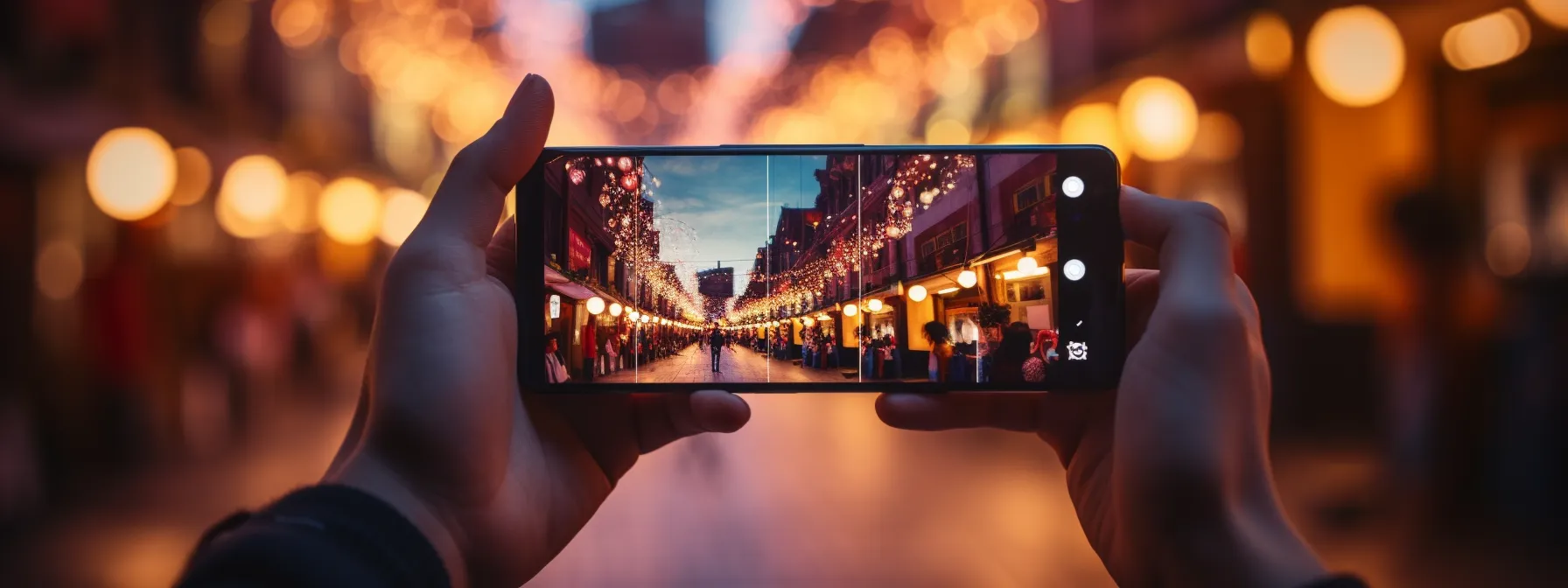 a person using a smartphone to post content on various social media platforms for mobile seo.